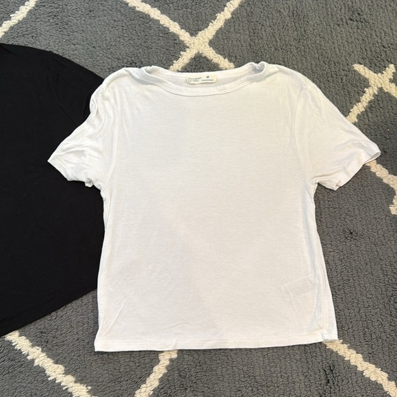 Primark Cares Extra Soft Black and White Tee - Picture 3 of 5